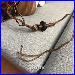 Vintage Stained Glass Hanging Lamp Tiffany Style 16 Fruit Pendant Light