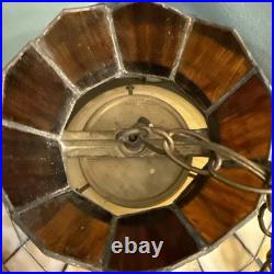 Vintage Stained Glass Hanging Lamp Tiffany Style 16 Fruit Pendant Light