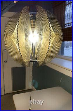 Vintage String MID-CENTURY MODERN PENDANT Light Swag LAMP Hanging MCM
