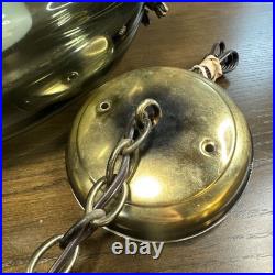 Vintage Swag Lamp Union Made In USA. Working! Approx 16 Long And 6 Wide Read