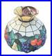 Vintage Tiffany Style Fruit Stained Acrylic Glass Hanging Pendant Ceiling Lamp