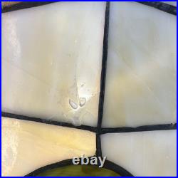 Vintage Tiffany Style Fruit Stained Acrylic Glass Hanging Pendant Ceiling Lamp