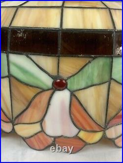 Vintage Tiffany Style Stained Glass Light Hanging Lamp Design 20D