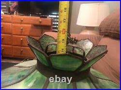 Vintage Tiffany Style Stained Glass Light Hanging Lamp Fruit Design 20 D