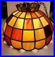 Vintage Tiffany Style Vintage Hanging Lamp-Stained Glass Light Chandelier 18