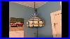 Vintage Tiffany Swag Lamp With Circline Adapter