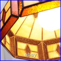 Vintage Traditional Slag Glass Chandelier Dining Hanging Lamp Large 18 Retro