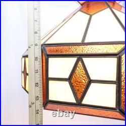 Vintage Traditional Slag Glass Chandelier Dining Hanging Lamp Large 18 Retro