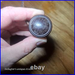 Vintage Tulip Slag Glass Hanging Lamp Green 8 Petal MCM Swag Lamp Light