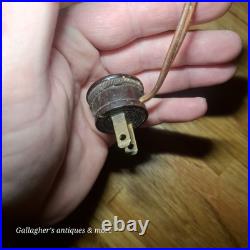 Vintage Tulip Slag Glass Hanging Lamp Green 8 Petal MCM Swag Lamp Light Vintage Tulip Slag Glass Hanging Lamp Green 8 Petal MCM Swag Lamp Light