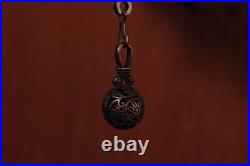Vintage Victorian Pendant Style Gothic Swag Hanging Light GIM MCM Refurbish
