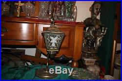 Vintage Victorian Style Spanish Influence Hanging Chandelier Table Lamp-#1