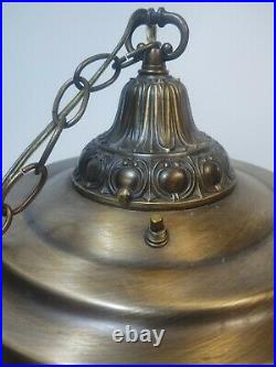 Vintage XL 34 Hanging Rain Oil Lamp Nude Greek Goddess Rare Double String