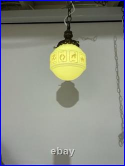 Vintage Zodiac Swag Light Circa 1960-1970