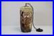 Vintage ceramic owl hanging pendant light lamp MCM mid century modern