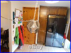 Vintage hanging lamp Mid Century Lucite Swag Retro Works Chandelier 1960's 70's