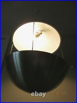 Vintage modern hanging lamp Poul Cadovius Iconic Light Plant Denmark Aluminum