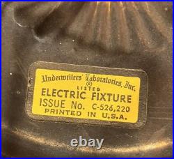 Vintage stained glass hanging lamp. Classic 1970's. Colorful! Textured slag glas