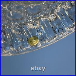 Vtg 5 Globe Swag Lamp Brass-tone Light Fixture Hollywood Regency with Pull Chain