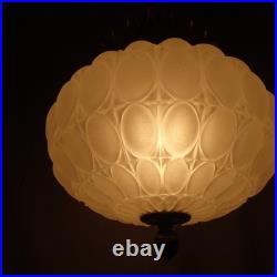 Vtg Hollywood Regency MCM Swag Lamp Light Fixture 1973 Lightcraft California