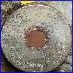 Vtg MCM 16 Pineapple Glass Double Hanging Swag Pendant Untested Parts Only