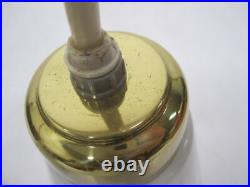 Vtg MCM 3 Pendant Hanging Ceiling Light Fixture Chandelier Milk Glass Shades