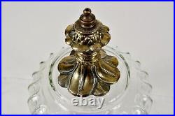 Vtg Mid Century / Hollywood Regency 3-Tier Glass Hanging Swag Lamp Light fixture Vtg Mid Century / Hollywood Regency 3-Tier Glass Hanging Swag Lamp Light fixture