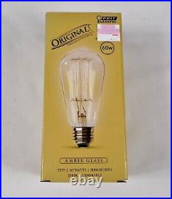 Vtg Mid Century / Hollywood Regency 3-Tier Glass Hanging Swag Lamp Light fixture