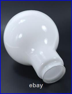 Vtg Pop Art 70's Retro Mid Century Hanging Giant Light Bulb Lamp Swag Glass 14